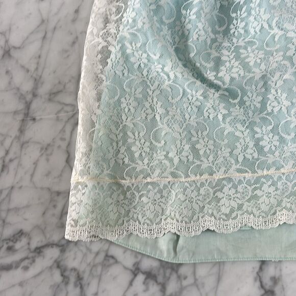 Vintage Light Blue Lace Toddler Cloak Coat 3T - Picture 12 of 13